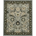 thumbnail image 3 of Unique Loom Cape Cod Espahan Rug Dark Gray/Black 8' x 10' Rectangle Floral Traditional Perfect For Living Room Bed Room Dining Room Office, 3 of 8