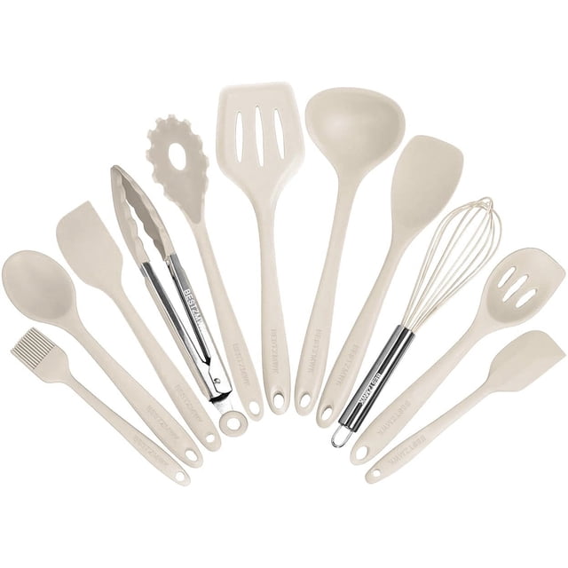 Juego de utensilios de cocina BESTZMWK 11 utensilios de cocina de silicona