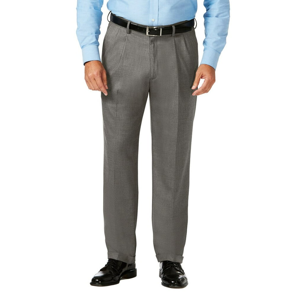 haggar pleated pants