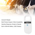 thumbnail image 4 of Lecteur d'Identité Animale Portable Rechargeable 134.2KHz, Scanner de Micropuce pour Animaux, Supporte USB C BT, Transmission, 4 of 7