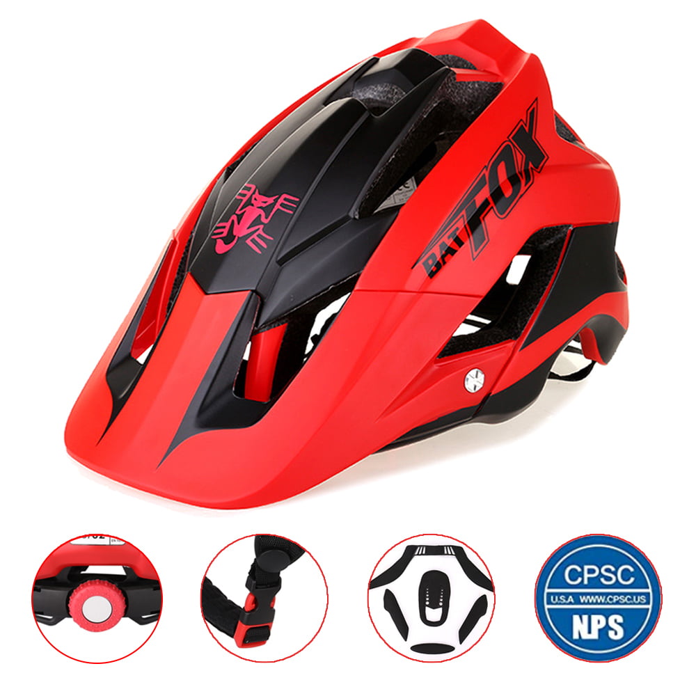 Details about   Bike Helmet With Integrated LED Lights 57-62cm Mountain Road Bicycle MTB Helmets 