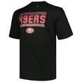 thumbnail image 2 of Men's Fanatics Black San Francisco 49ers Big & Tall Pop T-Shirt, 2 of 3