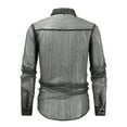 thumbnail image 4 of Npasoilc Sheer Mesh Shirt For Men See Through Button Front Long Sleeve Shirt Tops Muscle Tee Tops Nightclub Rave Festival See Through Shirts, 4 of 9
