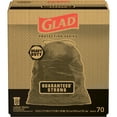 Glad Guaranteed Strong Large Drawstring Trash Bags, 30 Gallon, 70 Count