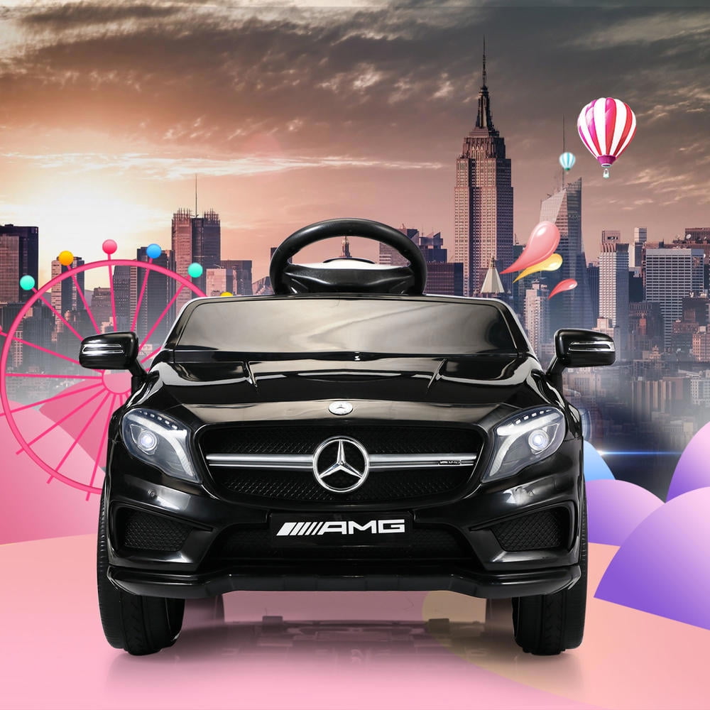 6V Kid Ride on Car Electric Vehicle with Parental Remote Control, MP3 Player, Headlights (Black) 6V Kid Ride on Car Electric Vehicle with Parental Remote Control, MP3 Player, Headlights (Black)