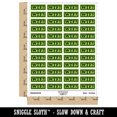 thumbnail image 2 of WTF What the F Border Outline Sticker Set - Light Green - Matte Finish - 1.25" Mini, 2 of 7