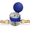 Single Jet Water Meter Brass Water Meter Home and Garden Use Flow Water