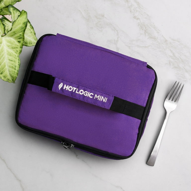 HOTLOGIC Purple Mini Portable Thermal Food Warmer Lunch Bag for Home,  Office, and Travel 16801468-PUR - The Home Depot