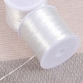 thumbnail image 2 of HONMEET 2 Rolls Elastic Thread Crystal Cord White for Simple Design Jewelry Making, 2 of 5