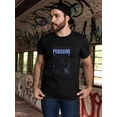 thumbnail image 2 of Perceive Vectors Techno Style T-Shirt Men -Image by Shutterstock, Male XX-Large, 2 of 4