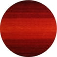 thumbnail image 1 of Ahgly Company Indoor Round Contemporary Red Abstract Area Rugs, 7' Round, 1 of 6