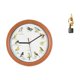 thumbnail image 1 of Reloj de pared con pájaro cantor, decorativo, de resina, ideal para sala de estar, dormitorio, oficina, decoración del hogar, 9,4 x 6,7 cm., 1 of 8