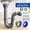 Gray, variant on 1-1/2" Flexible Sink Drain Pipe Kit, Adjustable P Trap with 1-1/4" Adapter, 7.5"-17.7" Under Sink Plumbing for Bathroom & Kitchen