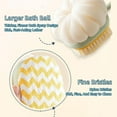 thumbnail image 4 of 2-in-1 Bath Scrubber & Back Brush – Extra Long Handle, Soft Bristles, Exfoliating Shower Ball, Wet Or Dry, Back Scrubber for Shower, Dry Brushing Body Brush for Women (D), 4 of 8