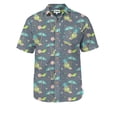 thumbnail image 2 of Camisa hawaiana de gran oferta de verano para hombre, camisas de playa con estampado divertido de hojas de surf en 3D para hombre, blusa genial de gran tamaño, ropa de calle, 2 of 5