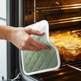 thumbnail image 3 of Sage Green Ombre Pot Holders for Kitchen Heatproof Potholder, 5 Pack Modern Sage Green Abstract Art Hot Pads Multipurpose Oven Pads Cloth Potholders Trivet for Cooking Baking, 3 of 8
