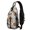 Basketball and Blast White Pattern, variant on Basketball and Hoop Orange Pattern Sling Backpack, Casual Day Sling Pack with Earphone Port, Breathable Padded Back Gift Ideas for Hiking Cycling Walking