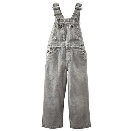 - OshKosh B'gosh Baby Boys' Denim Overalls - Faded Grey Wash - 6 Months