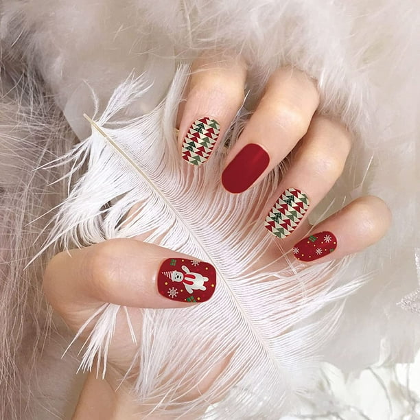 Nail decals cheap christmas stickers