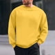 thumbnail image 1 of pstuiky camisas de hombre de manga larga, Sudadera básica de cuello redondo y manga larga informal de color liso para hombre. Camiseta/camiseta de cuello redondo y manga larga. camisetas de hombre s, 1 of 8