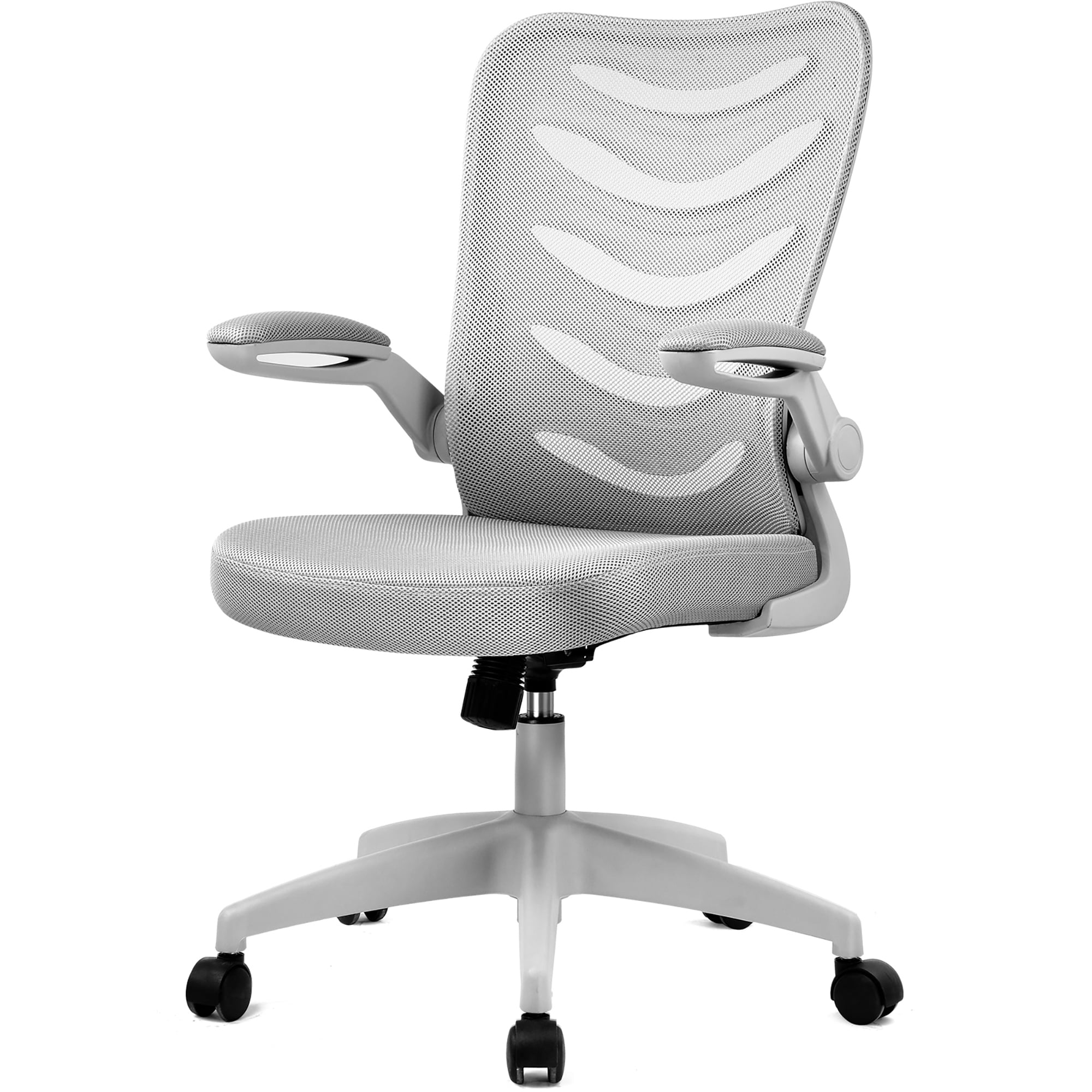 ComHoma Office Chair High Back Desk Chair Mesh Computer Chair for Home Office Executive Swivel Task Chair with Adjustable Seat Height Thick Seat Cushion Gray 