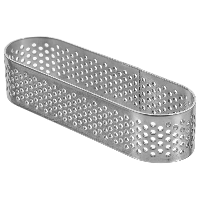 BEADCEST 1Pack Baking Mold Oval Tart Rings for Mousse Making in Home Bakers
