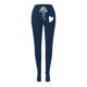 thumbnail image 3 of Gibobby Pantalones casuales para mujer, cómodos pantalones de pijama con pierna recta, pantalones de yoga con cordón, transpirables, pantalones de pijama con bloques de color（Azul， S), 3 of 5