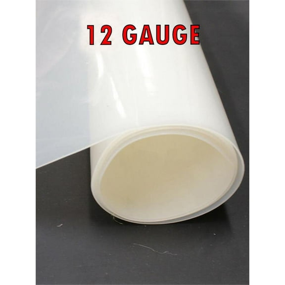 12 Gauge Milk Glass Tinted Plastic Vinyl Fabric 54" Wide Sold By The Yard