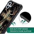 thumbnail image 2 of Compatible with iPhone 16 Plus Case, Forest Antler Flag Phone Cover for Men/Women, Soft TPU Anti-Skid Thread and Four Corner Anti-Collision Protection Case Compatible with iPhone 16 Plus, 2 of 5