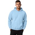 thumbnail image 2 of IYYVV Mens Hoodie Fabric Oversized Hooded Sweatshirt Oversize, Long Tall, Hood , Vintage, Running, Suit for Warm, Fall Winter, Purple M, 2 of 8