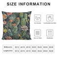 thumbnail image 6 of Acheng Set of 2 Decorative Throw Pillow Covers Cactus, Tropical Floral Cactus Rose Desert Farmhouse Pillowcases Accent Pillow Cushion Cover for Couch Sofa Bed Office Armchair, Black Green White, 6 of 6