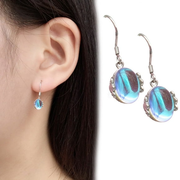 Fiudx Pendientes Coloridos, Accesorios Geométricos de Cristal, Diseño Delicado y Dulce, Metal y Perla Hipoalergénicos, Perfectos para Bodas, Fiestas Informales, Regalo para Mamá, Novia y Amigas.