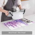 thumbnail image 6 of Placemat Set of 4 Pink Purple Lavender Placemats for Dining Table Spring Pastoral Washable Table Mats for Kitchen and Party Decor Indoor & Outdoor Use, 6 of 8