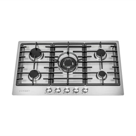 Cosmo Va S950m 34 In Gas Cooktop With 5 Italian Made Burners In