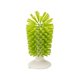 thumbnail image 2 of Cepillo de vidrio cepillado con ventosa vertical que se queda en el fregadero, cerdas para limpiar botellas de cocina, verde, 2 of 4