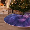 thumbnail image 5 of Rateoe Cool Lion Head Pattern Christmas Tree Skirt with Ties , Christmas Tree Decorations, Farmhouse Christmas Decor Xmas Holiday Decorations-36", 5 of 6