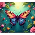 thumbnail image 4 of Floral Tulip Backdrop Banner with Spring Flowers for Garden Party Wedding Decoration Event Background Photography Prop Neon Decors Celebration, 4 of 4