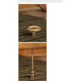 thumbnail image 4 of Quemador de incienso de cerámica, quemador de incienso de estilo clásico con soporte de incienso de calabaza de latón y tapa de metal, accesorio decorativo para el hogar (A), 4 of 4