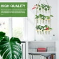 thumbnail image 4 of Wall  Propagation Station with Wooden Stand 5 Glass Test Tubes 3 Tiers Planters Wall Terrarium for  Office  Hanger Flower Vases Wall Decor Hydroponic Cuttings, 4 of 7