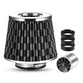 thumbnail image 1 of Filtro De Alto Flujo Universal Y Tornado Turbina Para Auto negro, 1 of 5