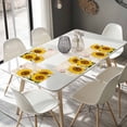 thumbnail image 4 of Placemats Set of 4, Sunflower Place Mats Farmhouse Floral Plant Vintage Tablemats Washable Placemat Table Decoration for Kitchen Table Dinner Party Home Decor Indoor Outdoor 13x19 Inch, 4 of 9