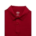thumbnail image 2 of Athletic Works Boys Short Sleeve Performance Polo Shirt, Sizes 4-18, 2 of 3