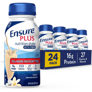 Ensure Plus Nutrition Shake with 16 grams of High-Quality protein, Meal Replacement Shakes