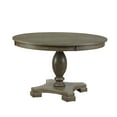 thumbnail image 4 of ACME Waylon Round Wooden Top Dining Table with Single Pedestal in Gray Oak, 4 of 5