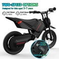 thumbnail image 4 of HOVERMAX Electric Dirt Bike, 150W Electric Motorcycle 10MPH Max Speed, Ride On Toys motocross for Kids, 4 of 8