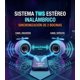 thumbnail image 2 of Mini Bocina Portatil Bluetooth TWS Altavoz Retro Helice Vintage Azul, 2 of 6