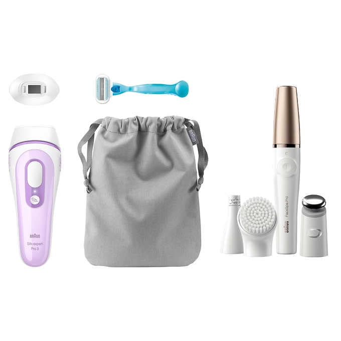 Braun Silk Expert Pro 3 IPL3111 with Braun FaceSpa Pro 911 3 in 1