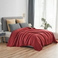 thumbnail image 5 of JML Lightweight Blanket with Satin Trim Wood Rose Throw, 5 of 5
