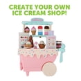 thumbnail image 4 of Kid Connection Ice Cream Cart Pretend Play Set, 42 Pieces, 4 of 8