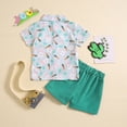 Infant Boys Easter Outfits Rabbit Print Shirt and Shorts Suit Cute ...
